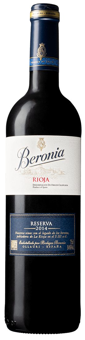 en flaska beronia reserva från rioja