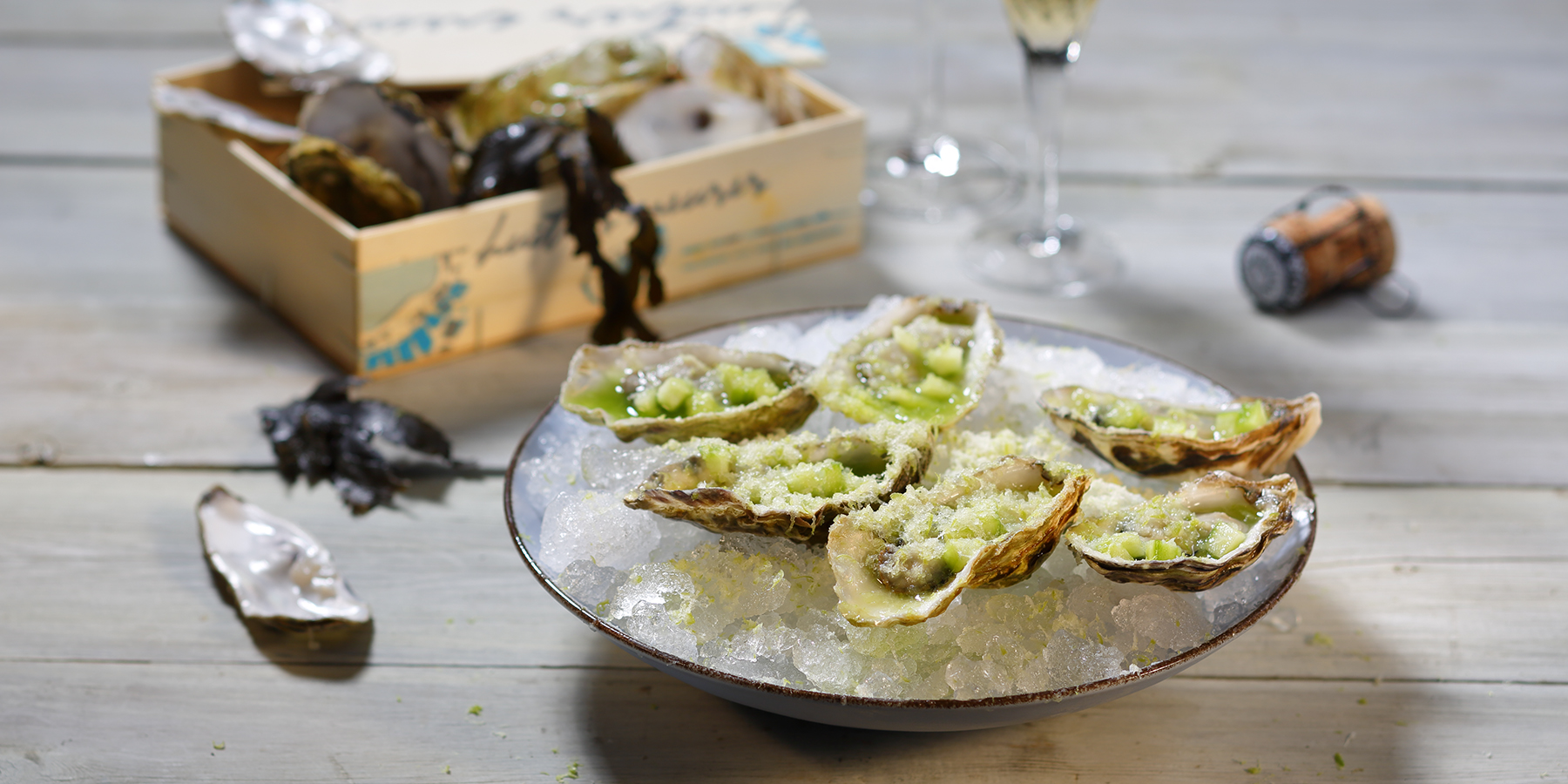 strok med gurka på is