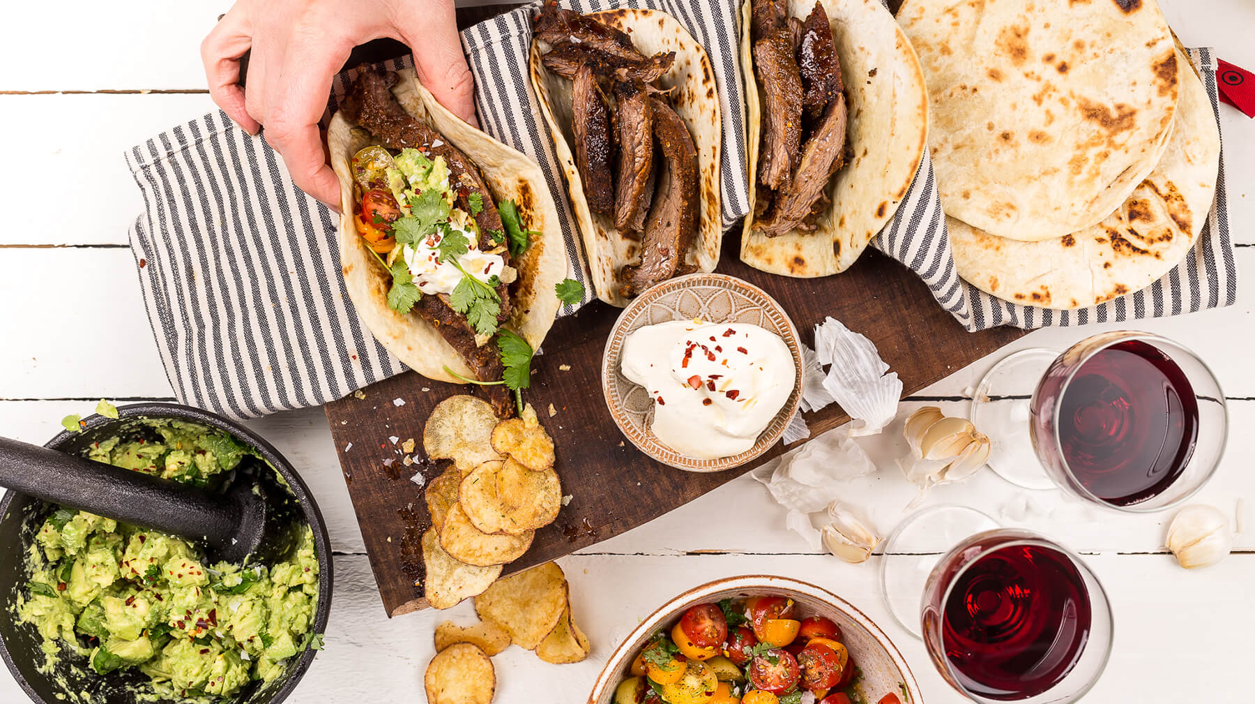 tacos smokey mat förrätt