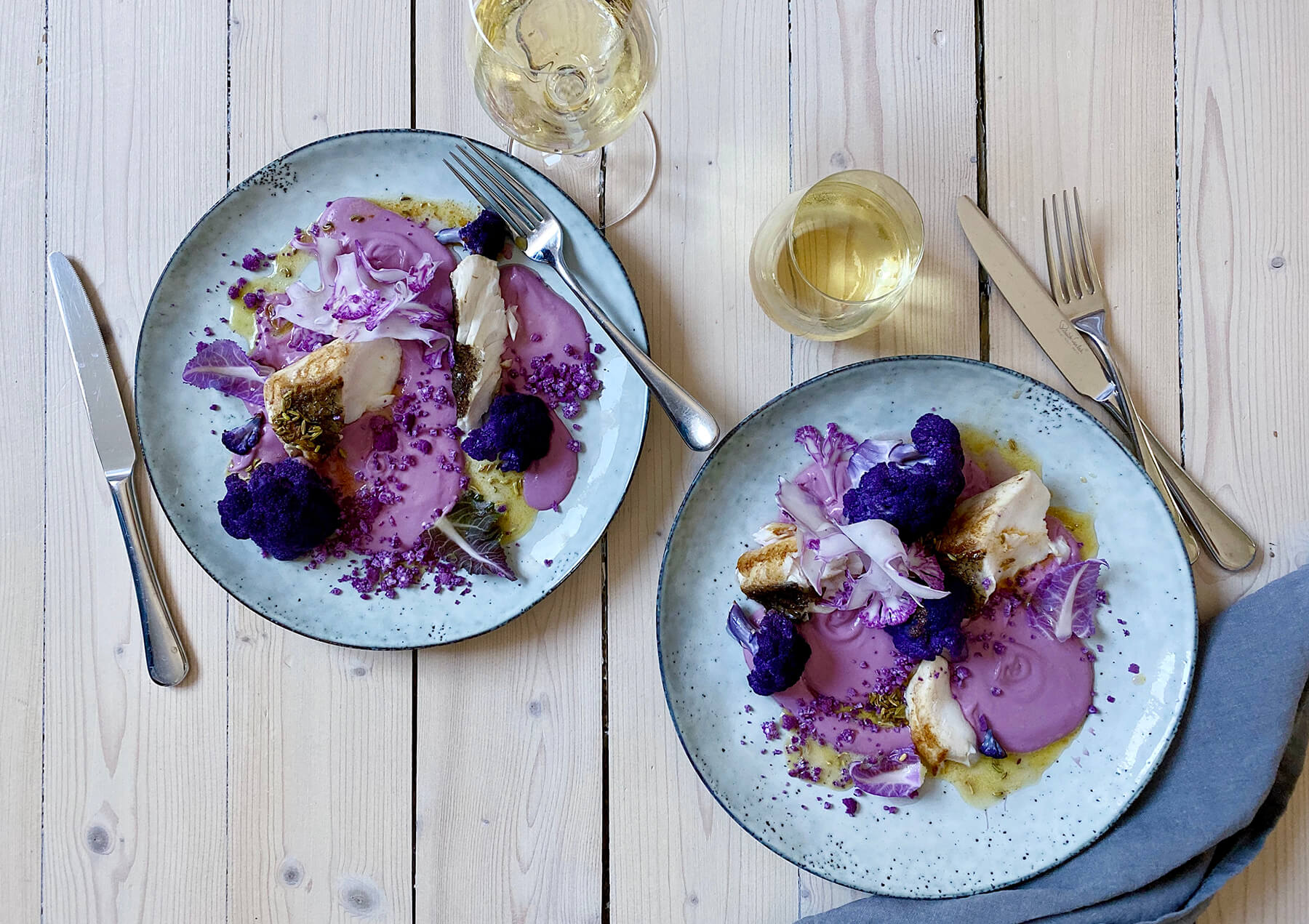 Blomkål och kummel med brynt fänkålssmör