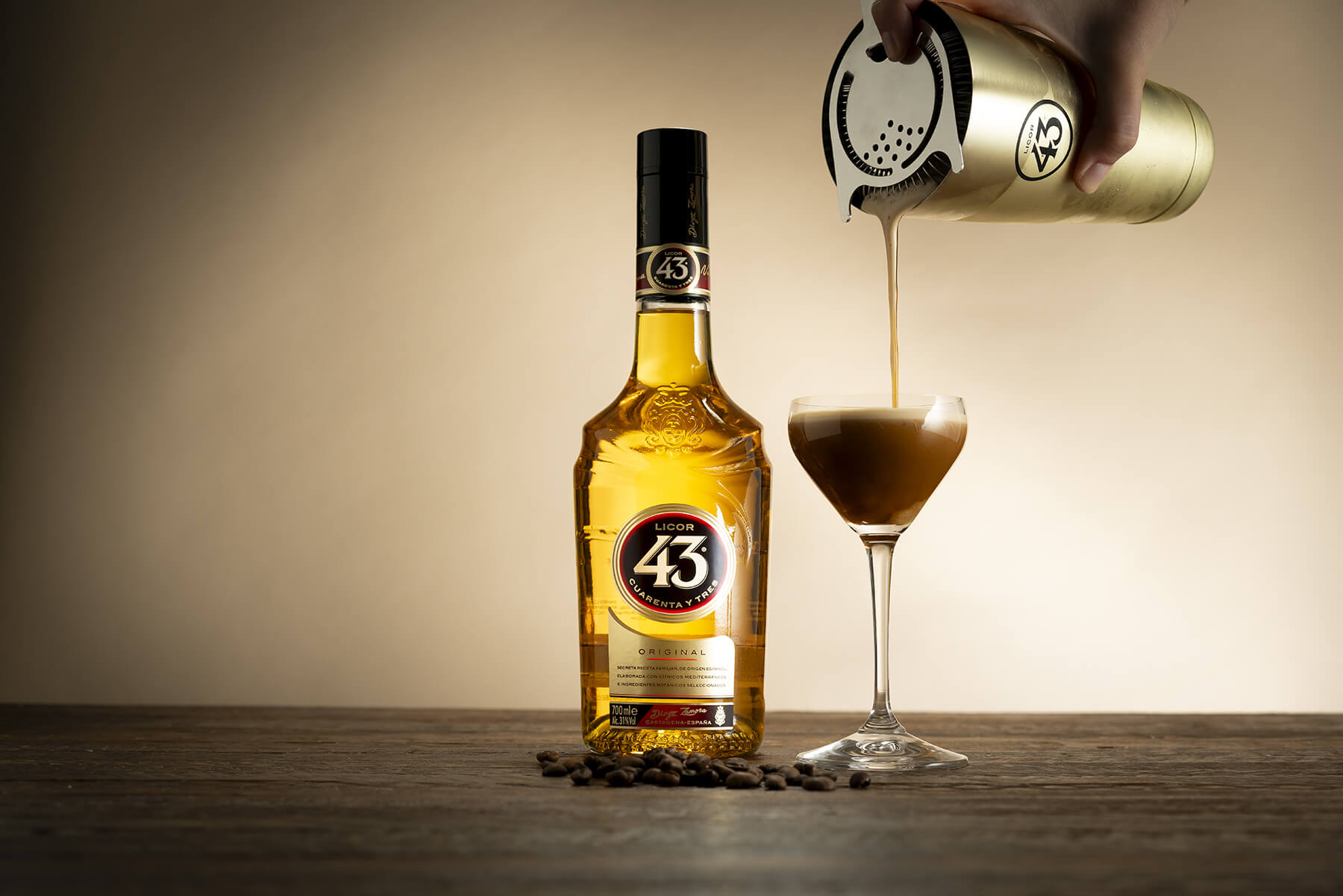 en carajillo drink med licor 43