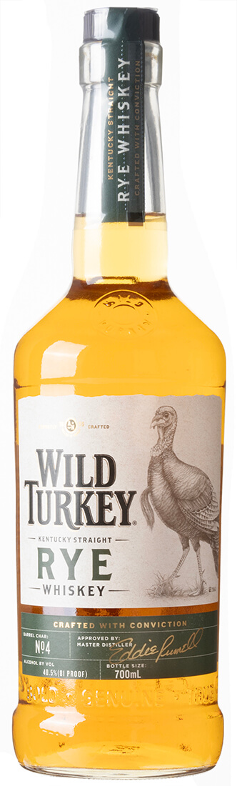 en flaska rye whisky wild turkey