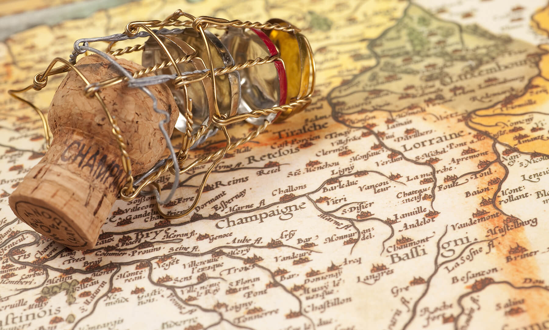 karta champagne kork