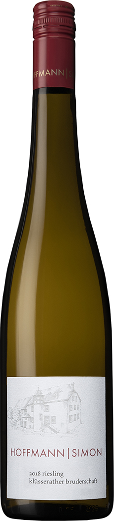 flaska med vin riesling