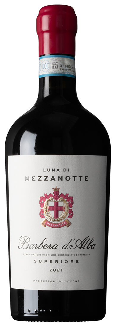 luna en flaska vin från italien barbera