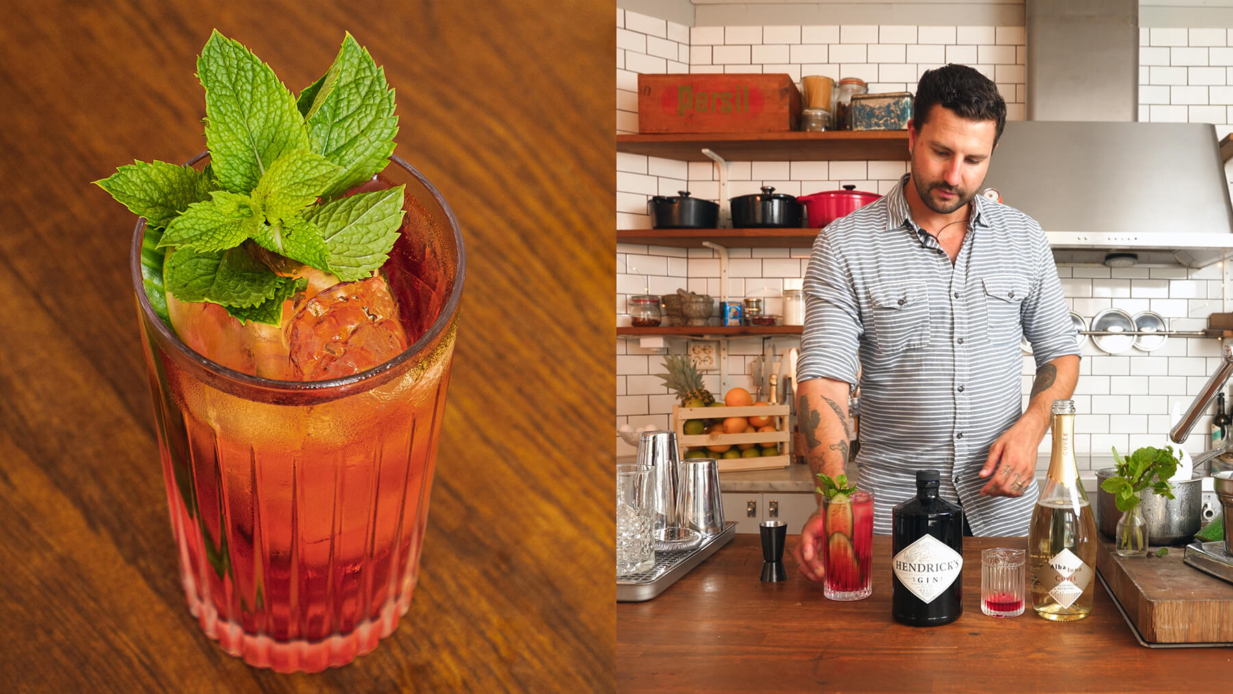 en drink cranberry fizz med petter boman