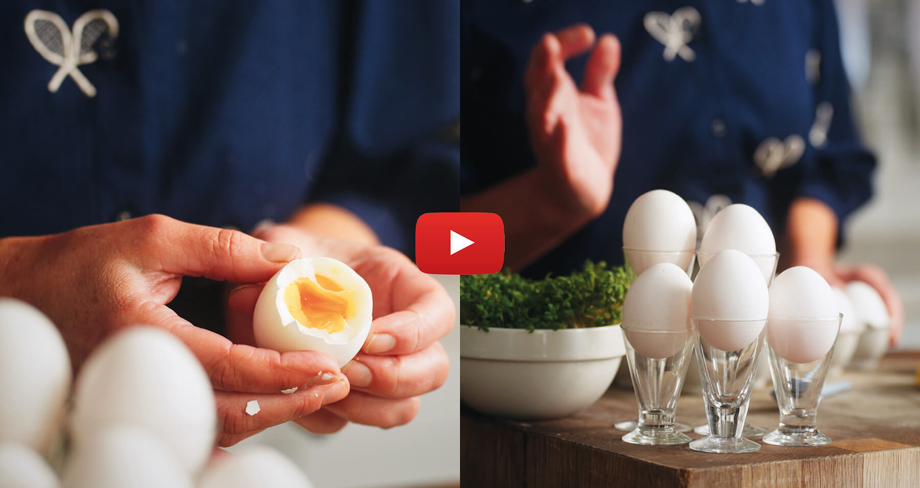 ägg och koka perfekta ägg