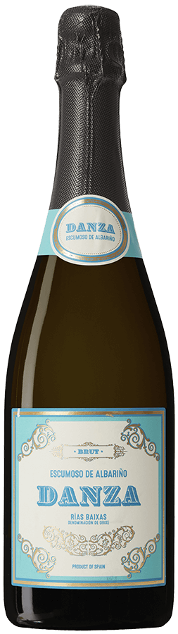 en flaska bubbel danza