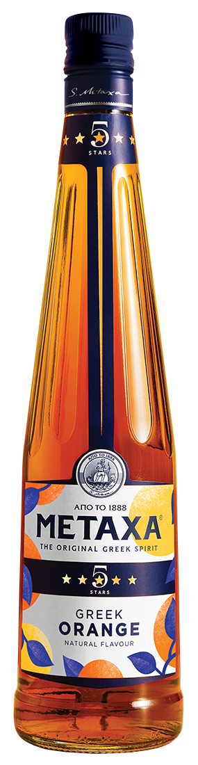 en flaska metaxa orange
