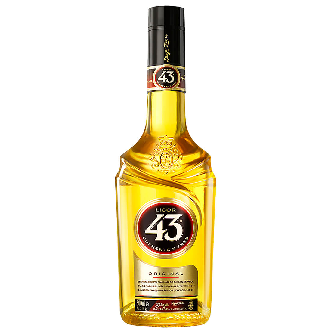 licor 43 en flaska gul