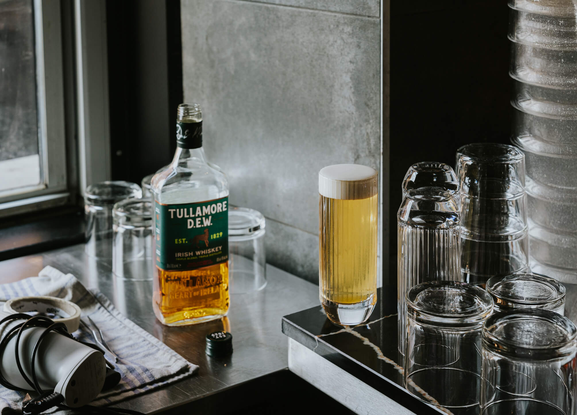 longdrink som är varm som irish coffe