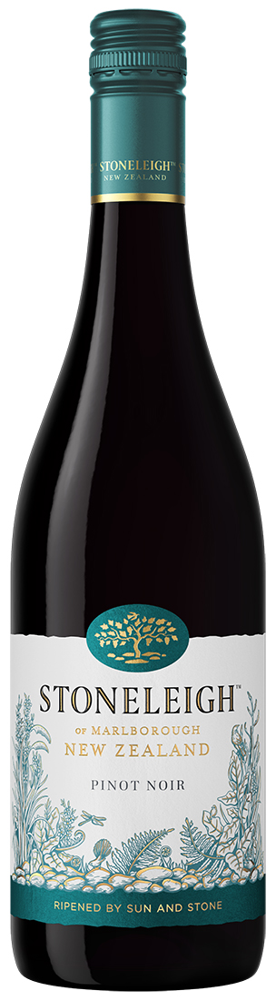 en flaska stoneleigh pinot noir rött vin