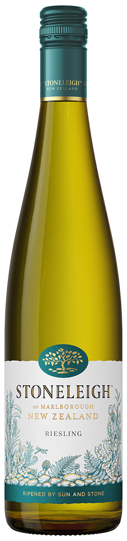 stoneleigh riesling flaska vin grön med vit etikett