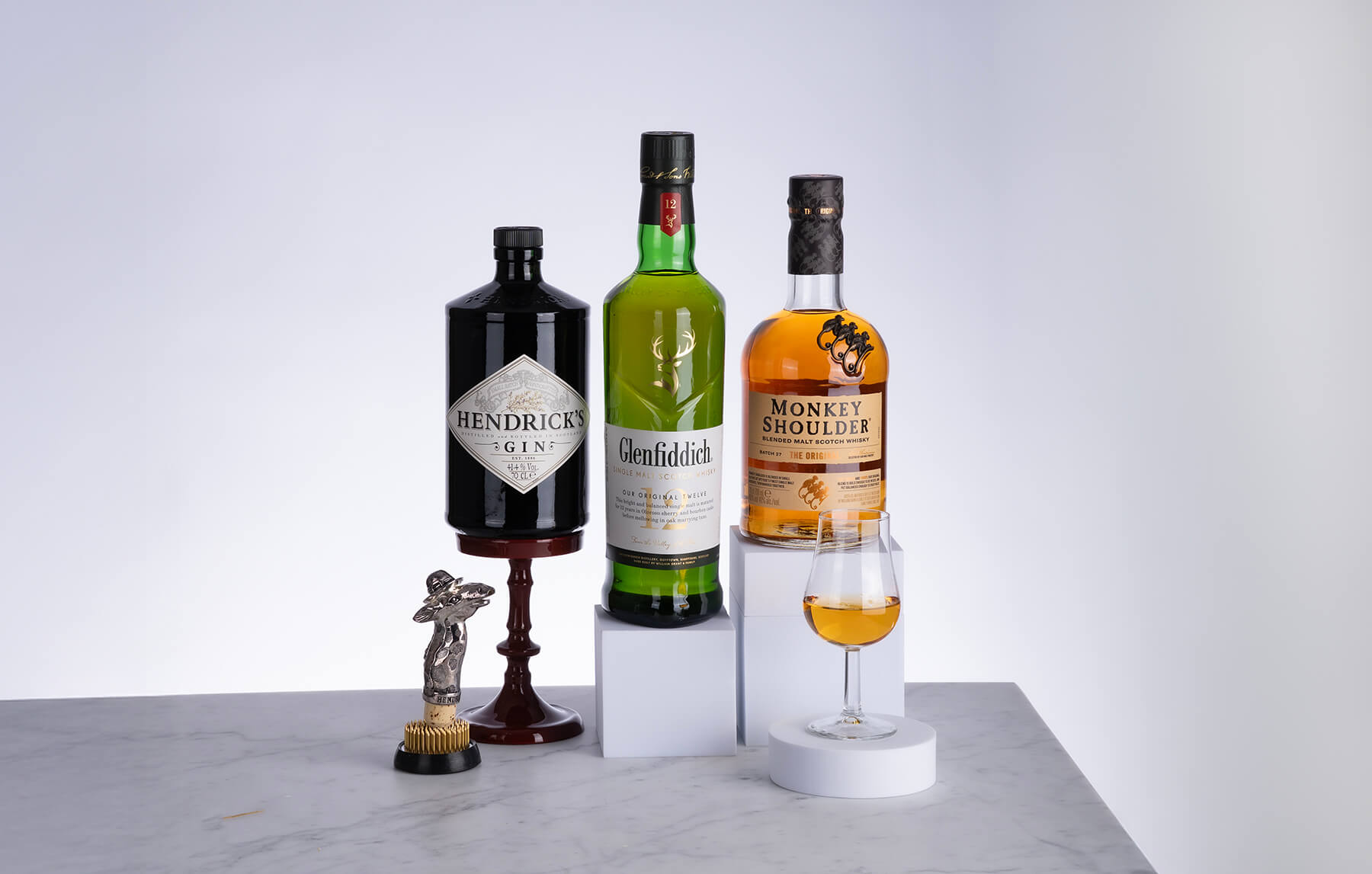 tre flaskor sprit till fars dag