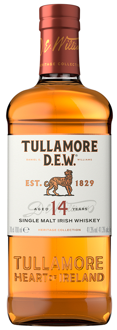 tullamore en flaska whiskey malt gul